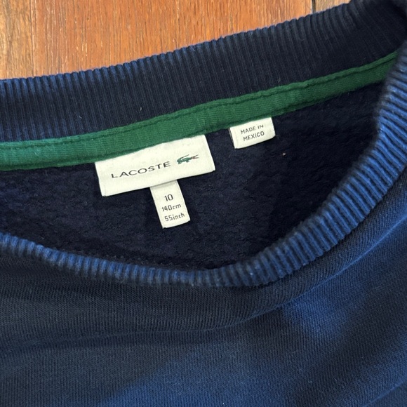 Lacoste Kids Dark Blue Sweatshirt - Picture 2 of 3